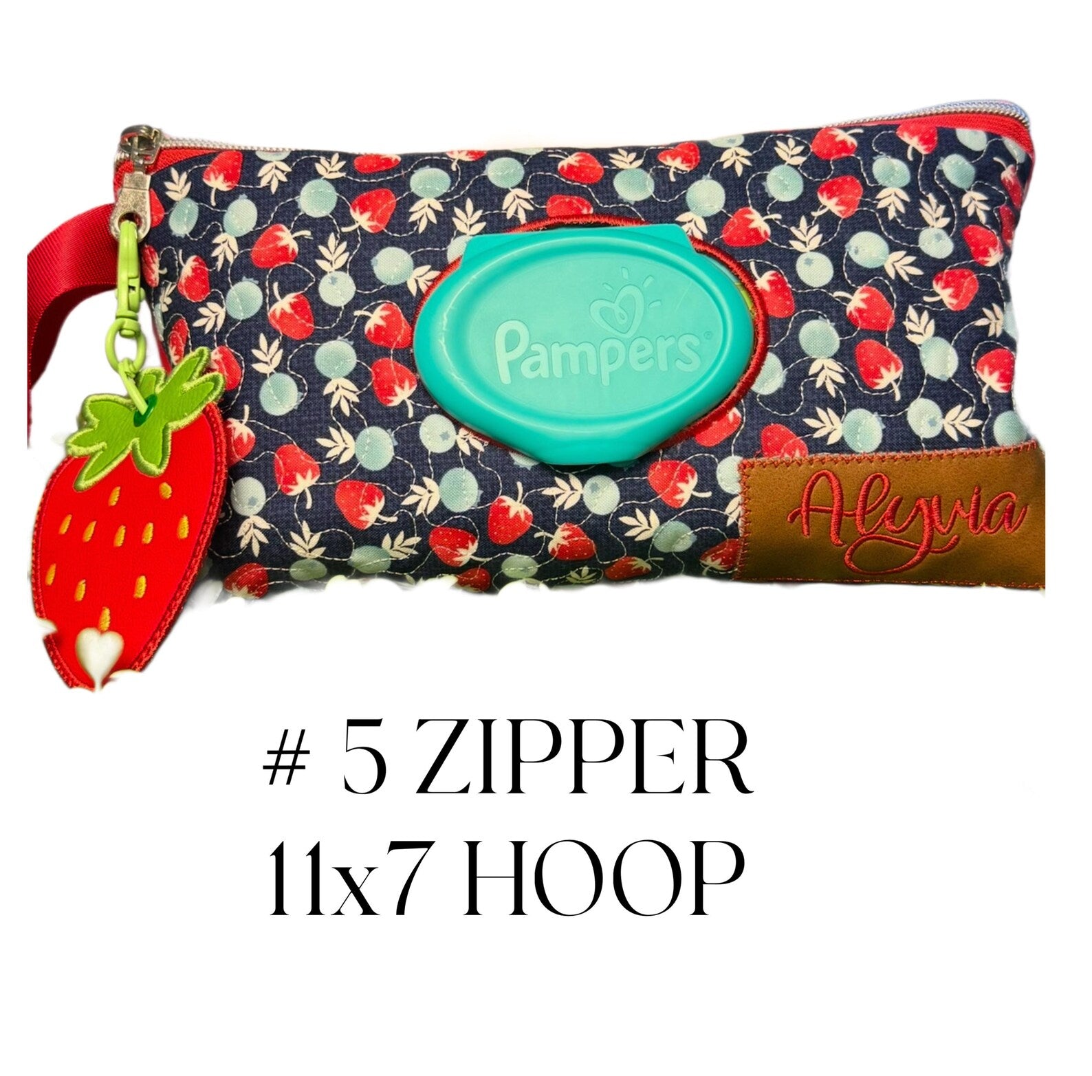 ITH Baby Wipes Holder Zipper Bag, Size #5 Zipper,